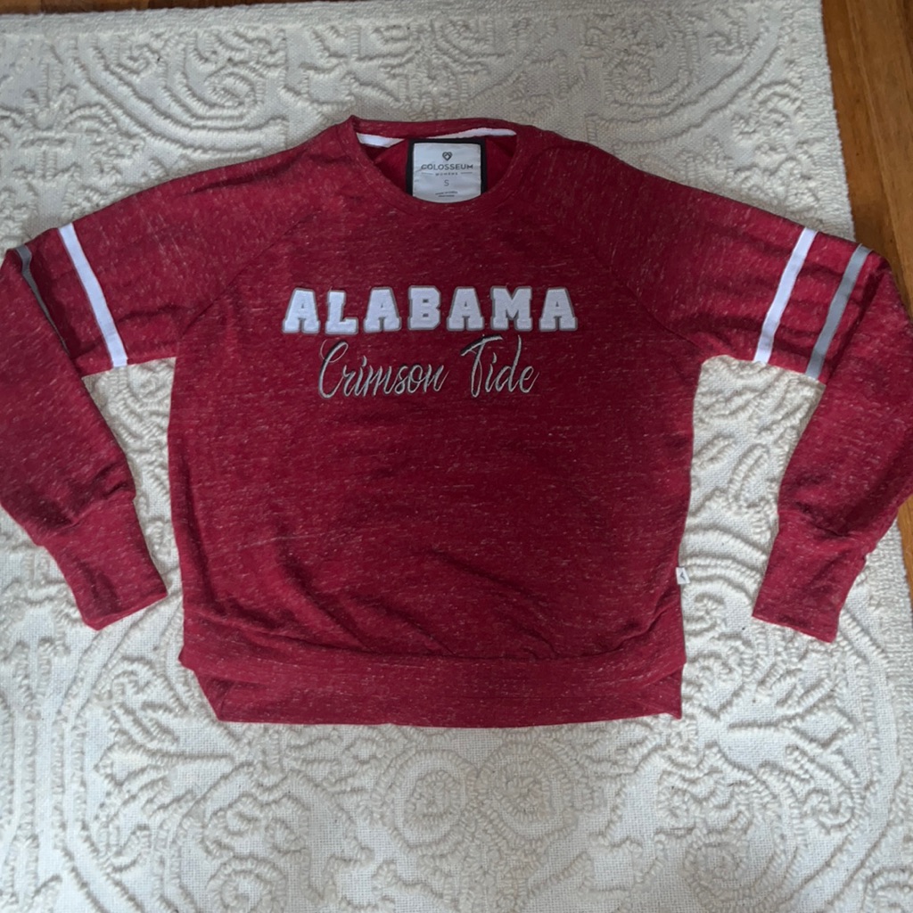 College Alabama Crimson Tide Crewneck Size Small Football